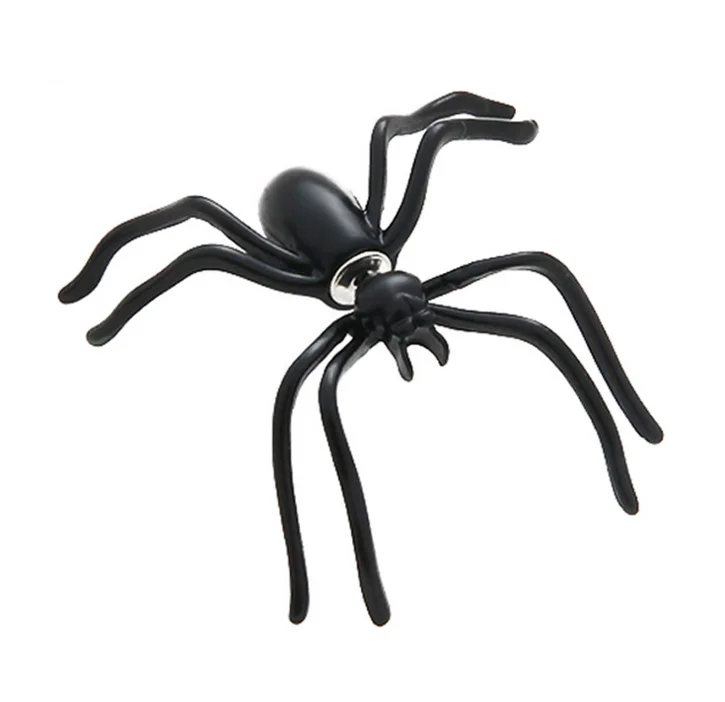 1 шт. украшение на Хэллоуин 3D страшный Черный Паук Серьги-гвоздики для вечеринки