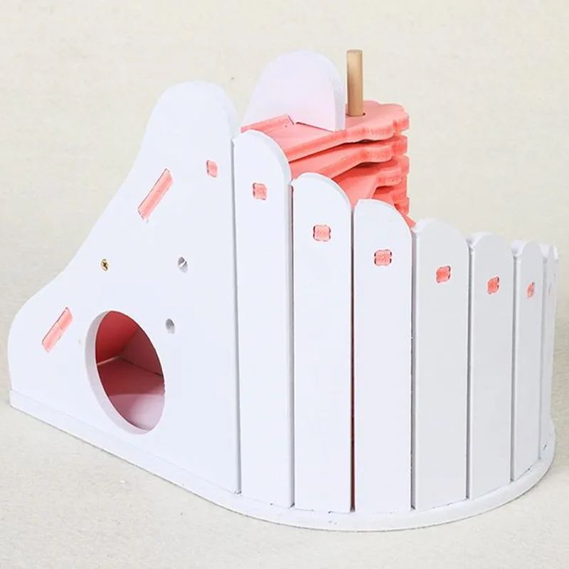 Милый хомяк лестница спальный дом Ежик белка деревянный замок игрушка смотровая