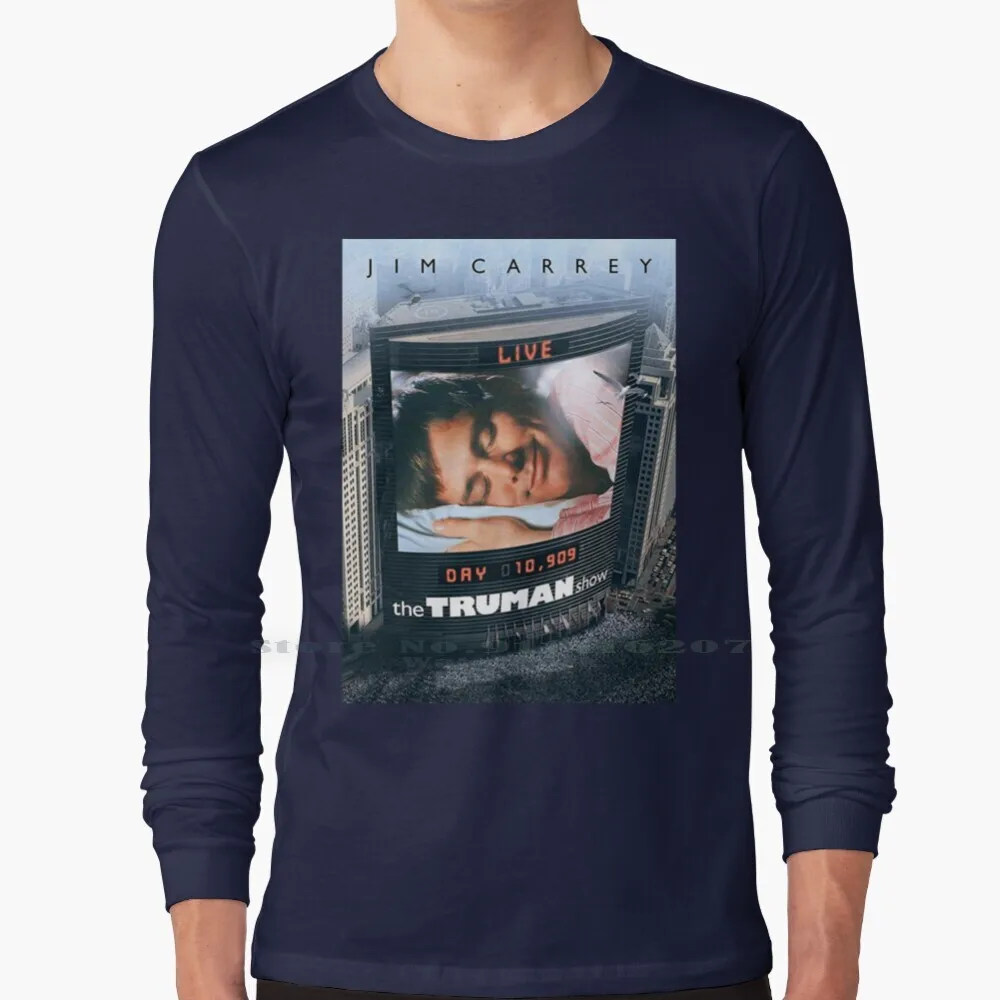 

Футболка для шоу Truman, 100% чистого хлопка, для экшн-фильмов Truman, транслирующий фильм