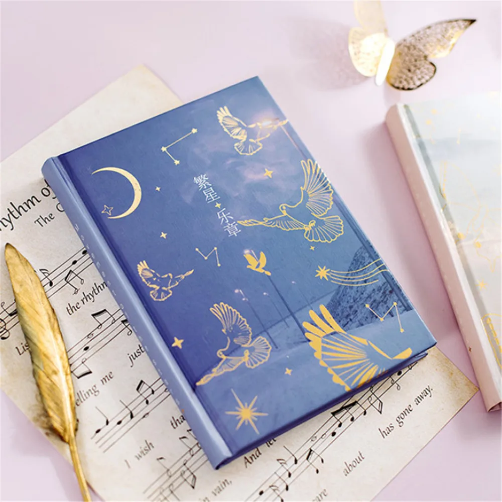 1 шт. творческий ручной работы учетную запись студент Тетрадь Винтаж звезда олень