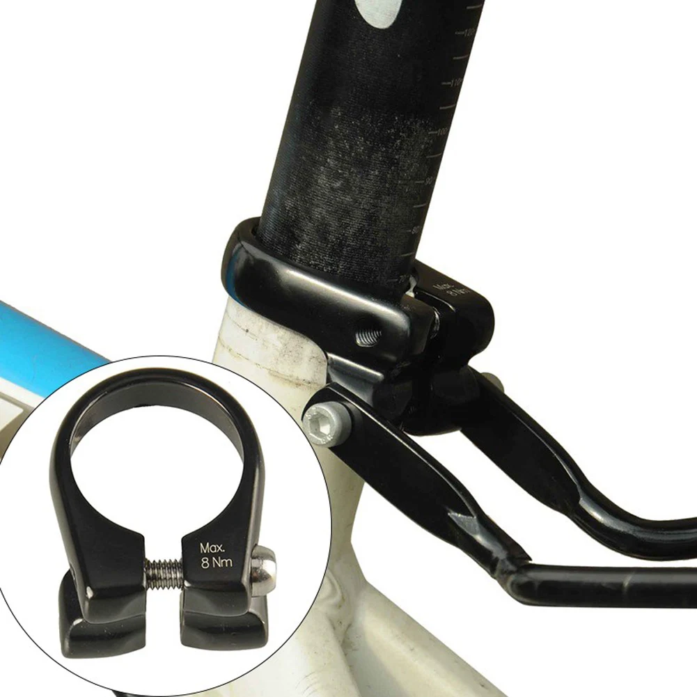 

Cycling Ultralight Aluminum Alloy Mountain Bike Road Bike Saddle Seat Post Clamp 30.8/30.9mm Seat Post Clip Bike Accessories