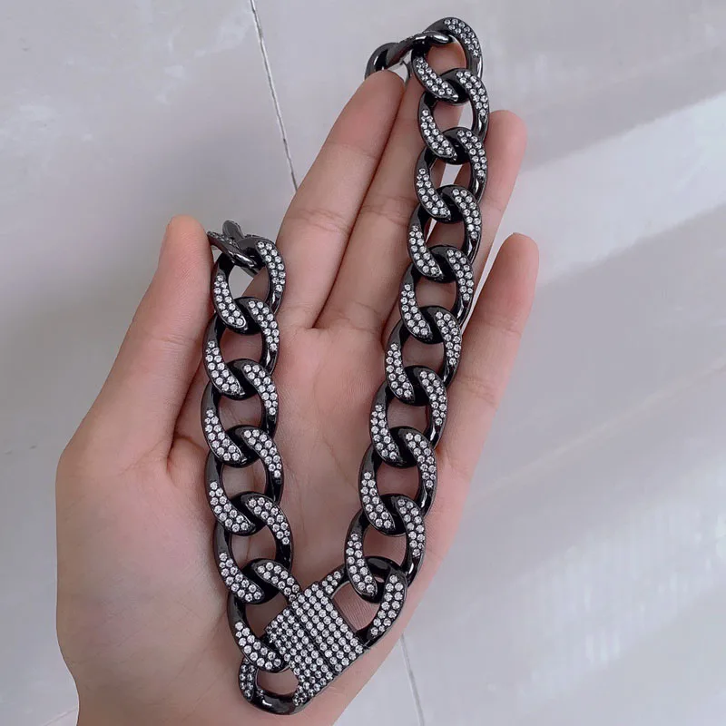 UMGODLY роскошное Брендовое ожерелье высокого качества черное темно-серое из