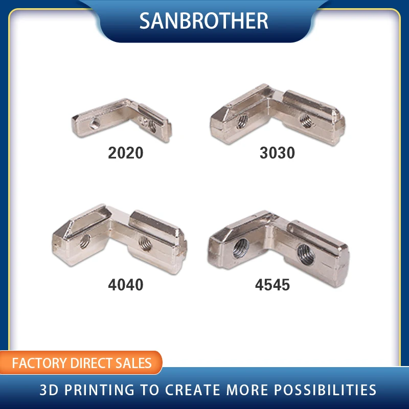Т-образный алюминиевый угловой кронштейн L-образной формы угловые внутренние