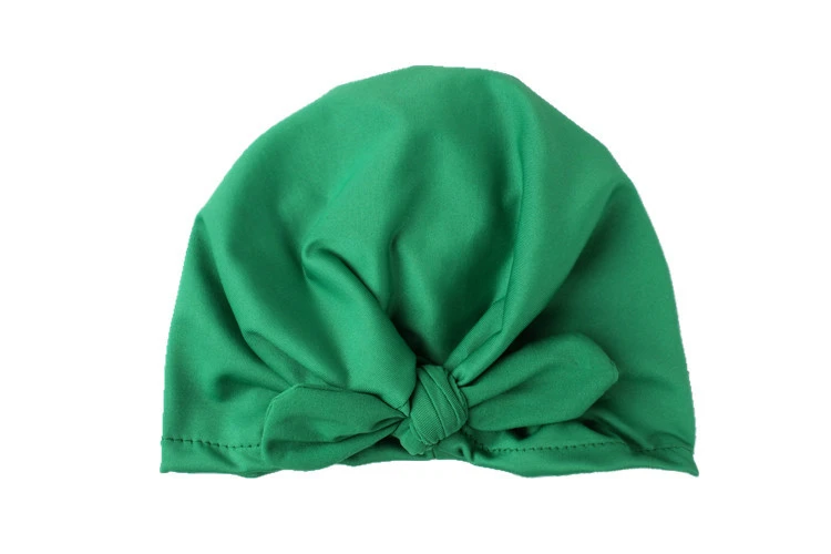 1 Piece Lytwtw's Children Bowknot Kids Bow Cap Baby Hat Newborn Girls Clothes Accessories Infant Beanie Turban Solid | Детская