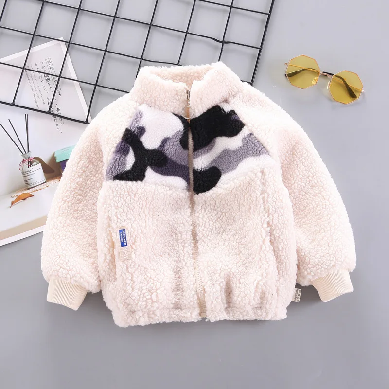 Детская зимняя куртка на молнии с воротником стойкой|Куртки и пальто| |