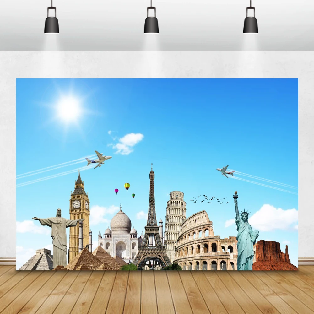 Laeacco известный достопримечательный Лондонский Биг-Бен современные здания мост