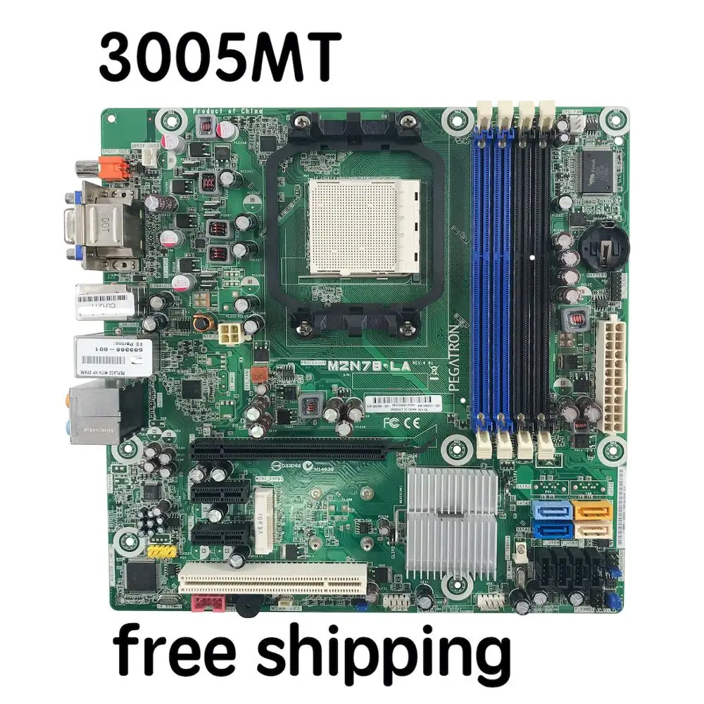 

586331-001 для HP Pro 3005MT 3015 3085 материнская плата M2N78-LA 583366-001 материнская плата 100% протестирована Полная работа