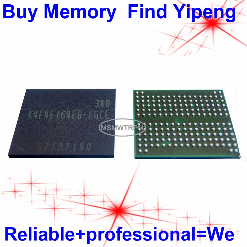 Флэш-чип K4E4E16 для мобильных телефонов, планшетов, ноутбуков FBGA LPDDR3, 178 Мб/с, 1600 Мб