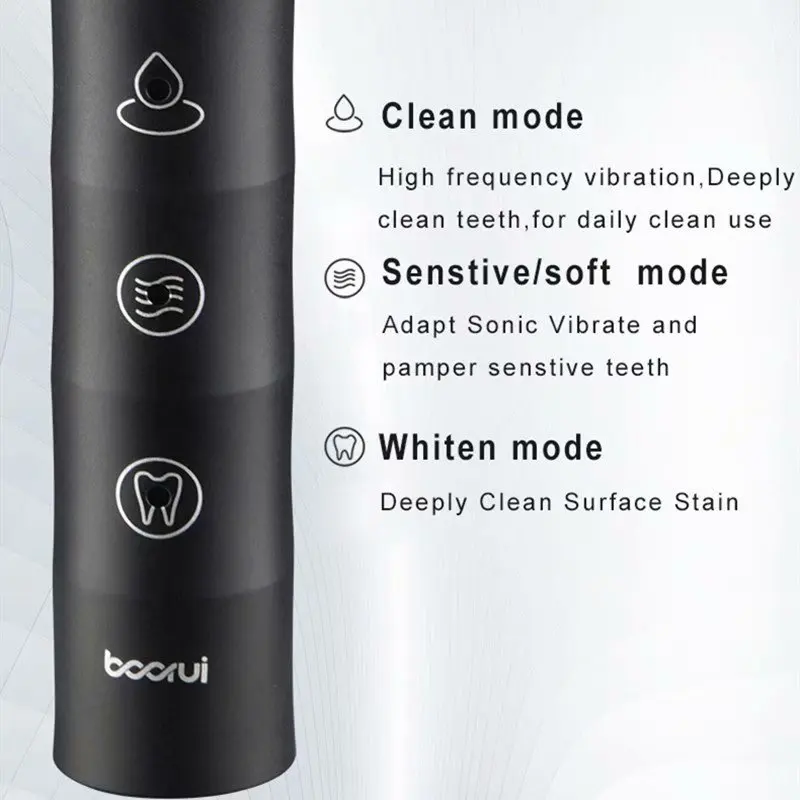 

Sonic Toothbrush Rechargeable 2 Sets with Electric Toothbrush Travel Case Tooth Brush Replacement Head Sonic Gift for Lovers