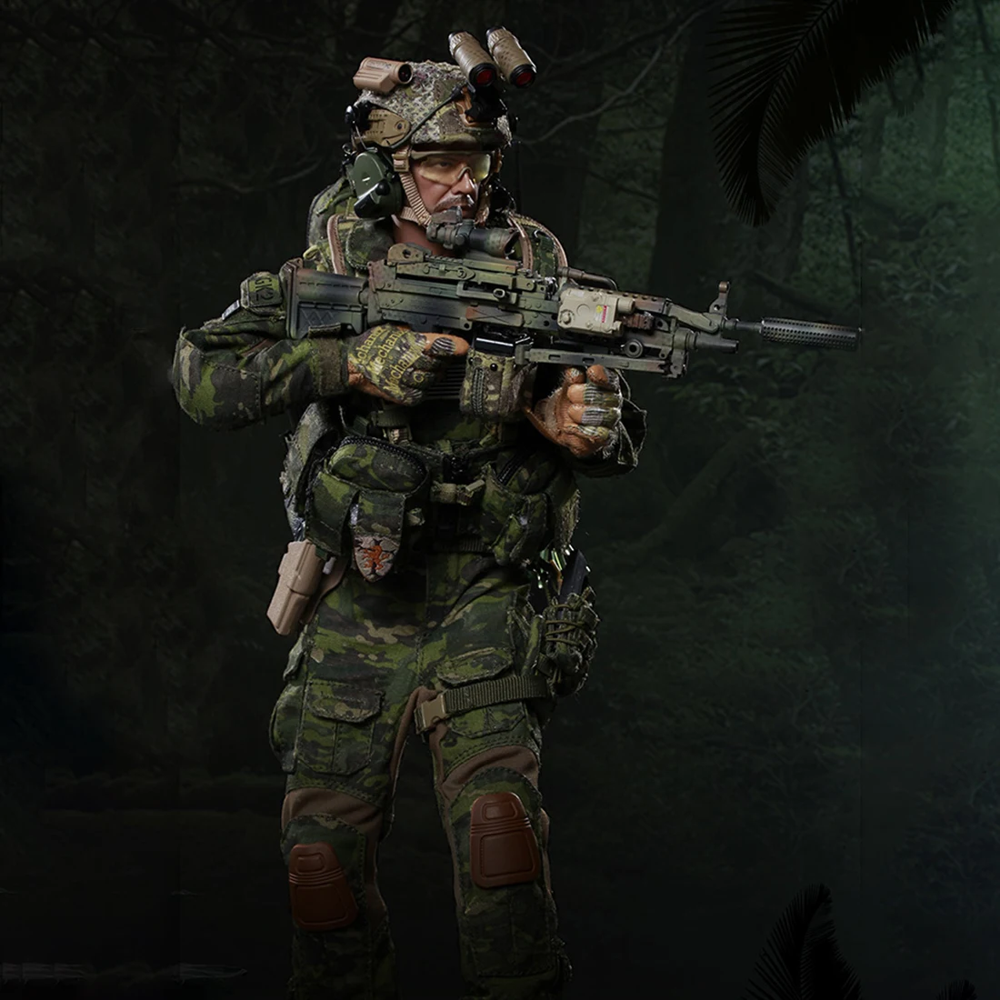 1/6 30 см модель солдата Реалистичная голова скульптура DIY подвижный Devgru джунгли обеззараживание Военная фигура