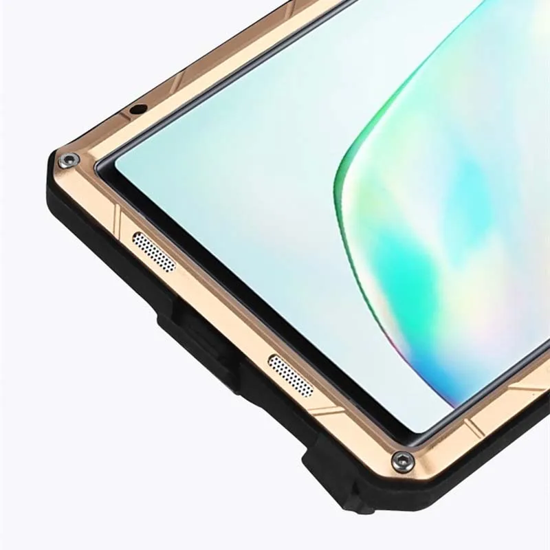 IMATCH чехол Роскошный Алюминиевый металлический силиконовый чехол для samsung Galaxy Note10 Note10Plus A50 A70 мобильный Футляр для телефона KS0317
