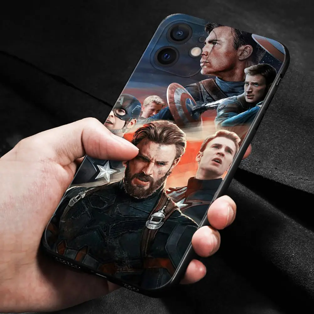 Чехол для телефона Apple iPhone 13 12 11 Pro Max Mini XS XR X 7 8 Plus 6 6S SE 2020 Обложка Marvel Мстители война