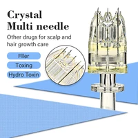 kr crystal multi needle 5 pins dermal filler injector for ez vacuum mesotherapy gun injector negative pressure cartridge needle