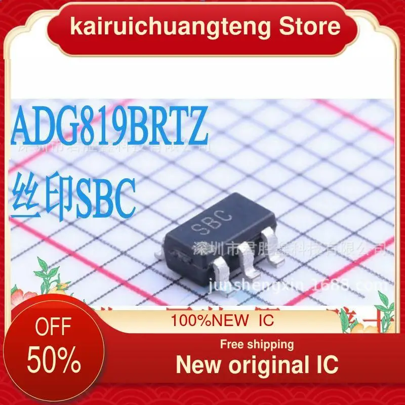 

10-200PCS ADG819 ADG819BRT ADG819BRTZ SBC SOT23-6 New original IC