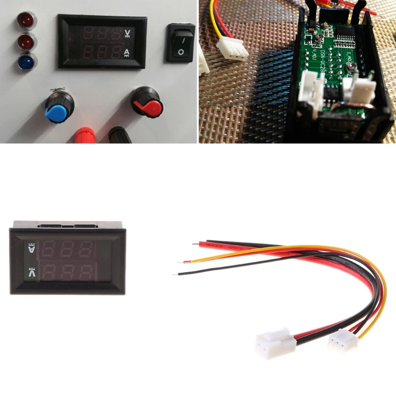 

Digital Voltmeter Ammeter DC100V 10A Panel Amp Volt Voltage Current Meter Tester