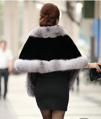 

Fashion Furry Faux Fur Coat Women Fluffy Warm shawl Female Outerwear Autumn Winter Coat Jacket Hairy Collarless Overcoat