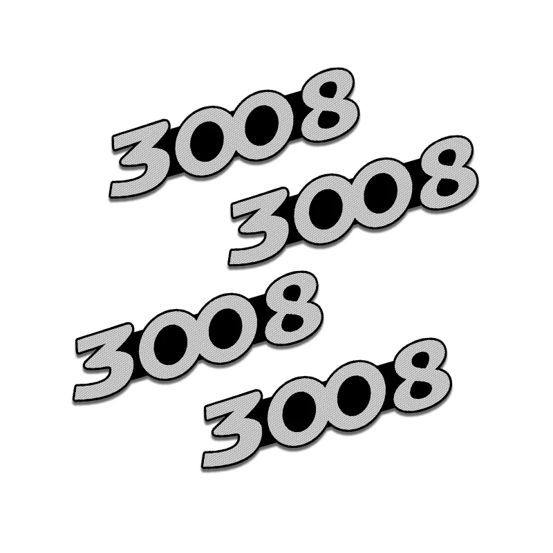 Автомобильный Стайлинг алюминиевый значок эмблемы для Peugeot 3008 206 308 207 406 407 408