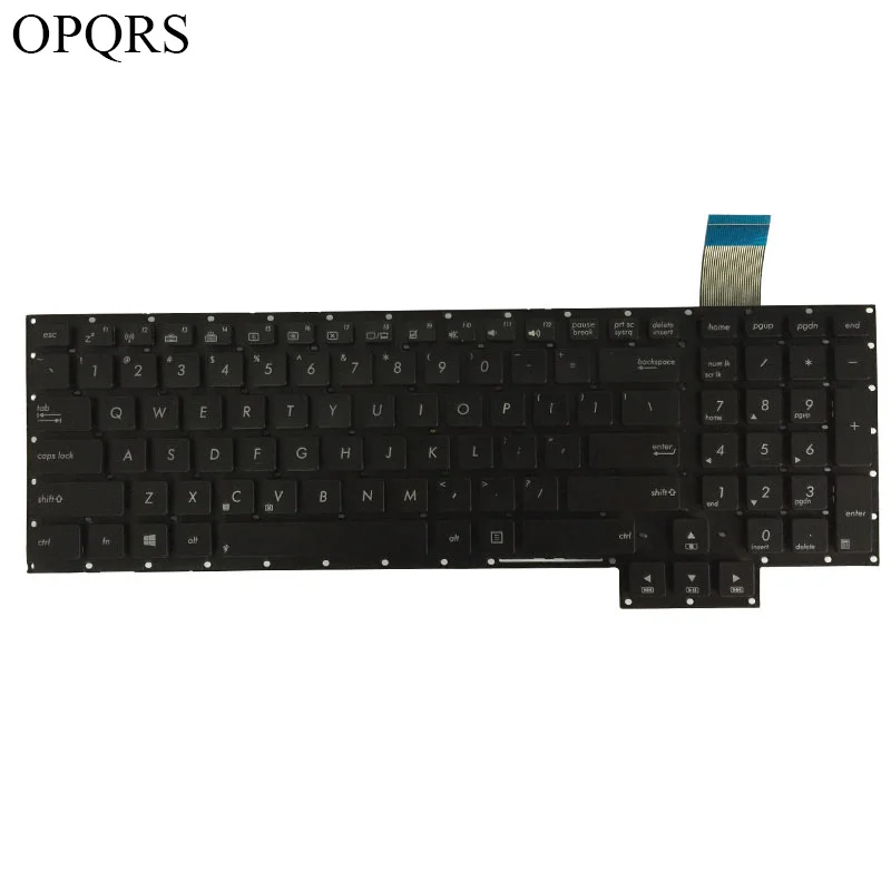 Английская клавиатура для ноутбука Asus G750 G750JH G750JM G750JS G750JW G750JX G750JZ US - купить по