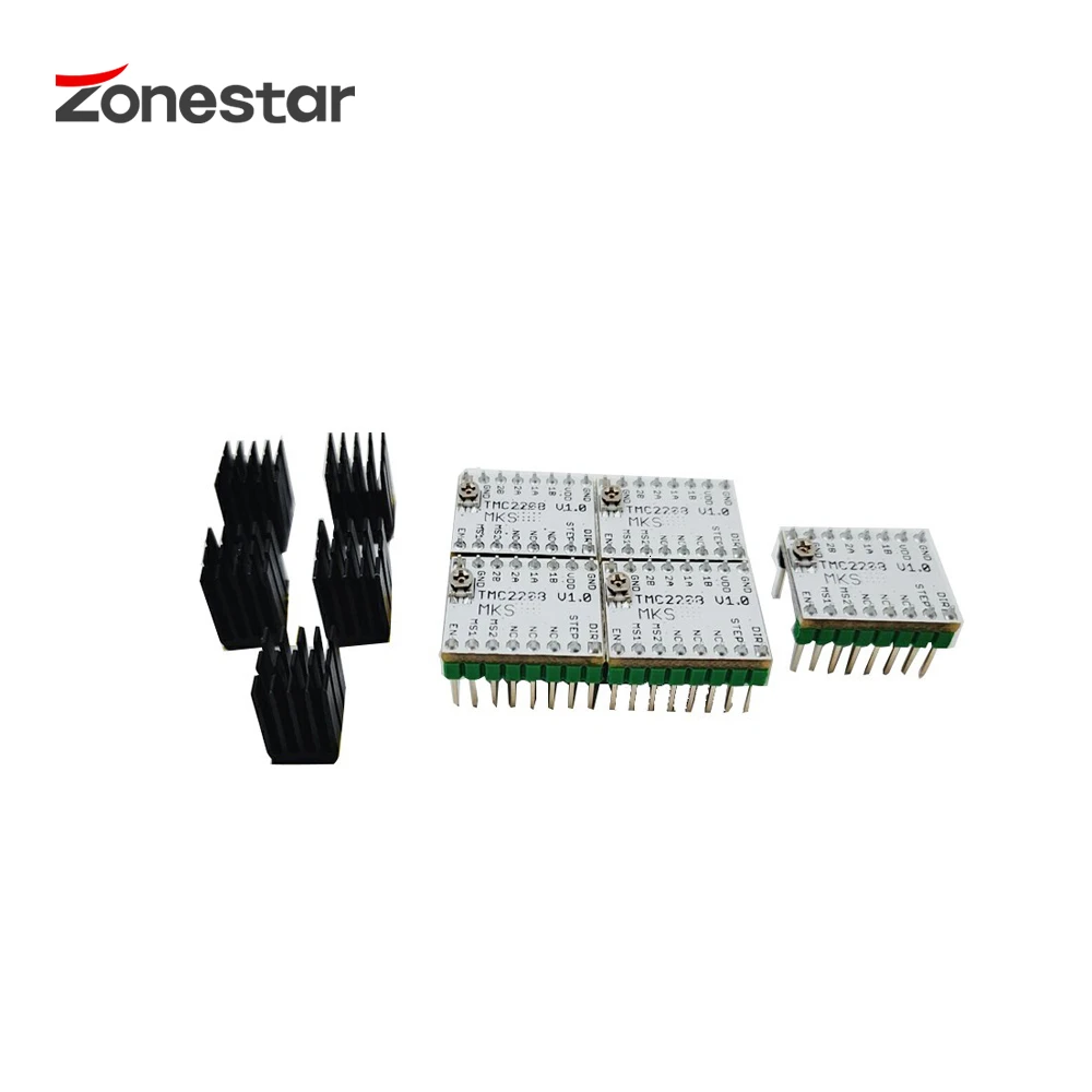 TMC2208 StepStick шаговый двигатель драйвер модуль с теплоотводом бесшумный Отличная