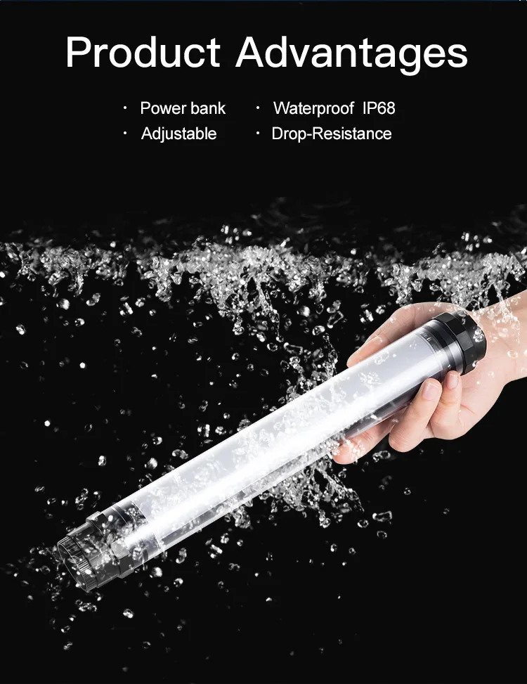 Новое Наружное освещение водонепроницаемый IP68 Зарядка сокровище функция