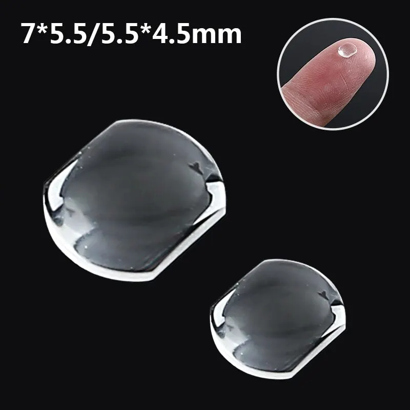 Watch Crystal Magnifier Tool Sapphire Bubble Magnifier Lens For Date Window High Transparency Watch Glass 7.0x5.5mm/5.5x4.5mm
