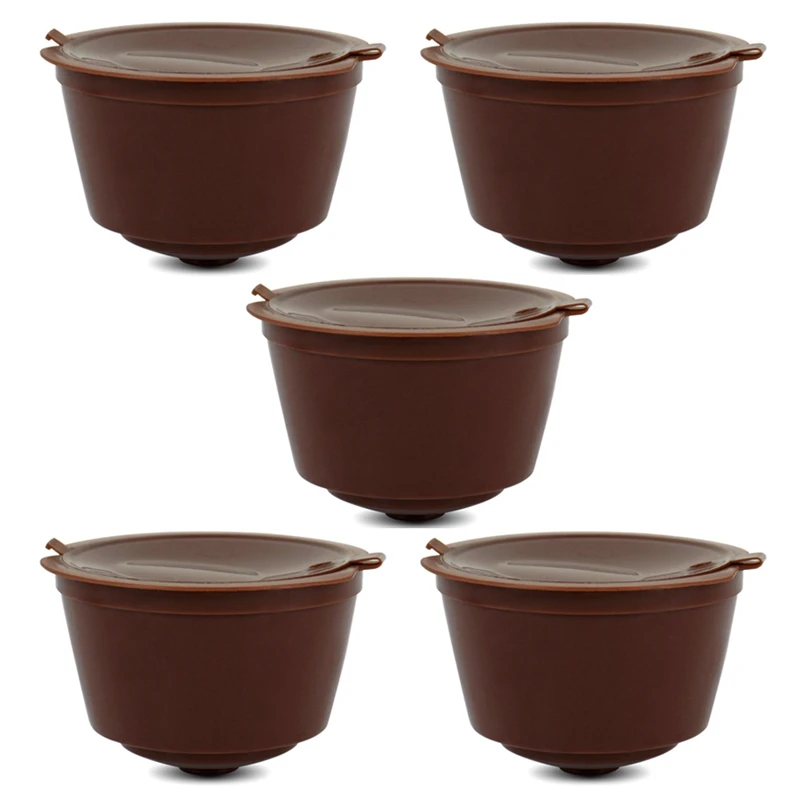 5PCS Coffee Capsule Nestle Refillable Filter Reusable Cafe Tool |