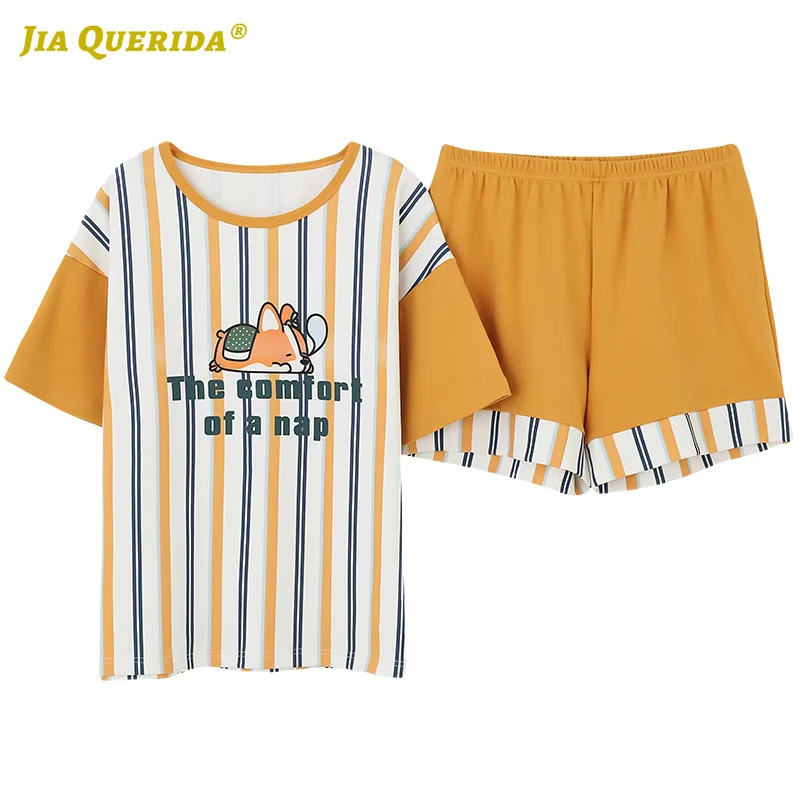 Домашняя одежда с вырезом лодочкой и коротким рукавом короткие штаны домашняя