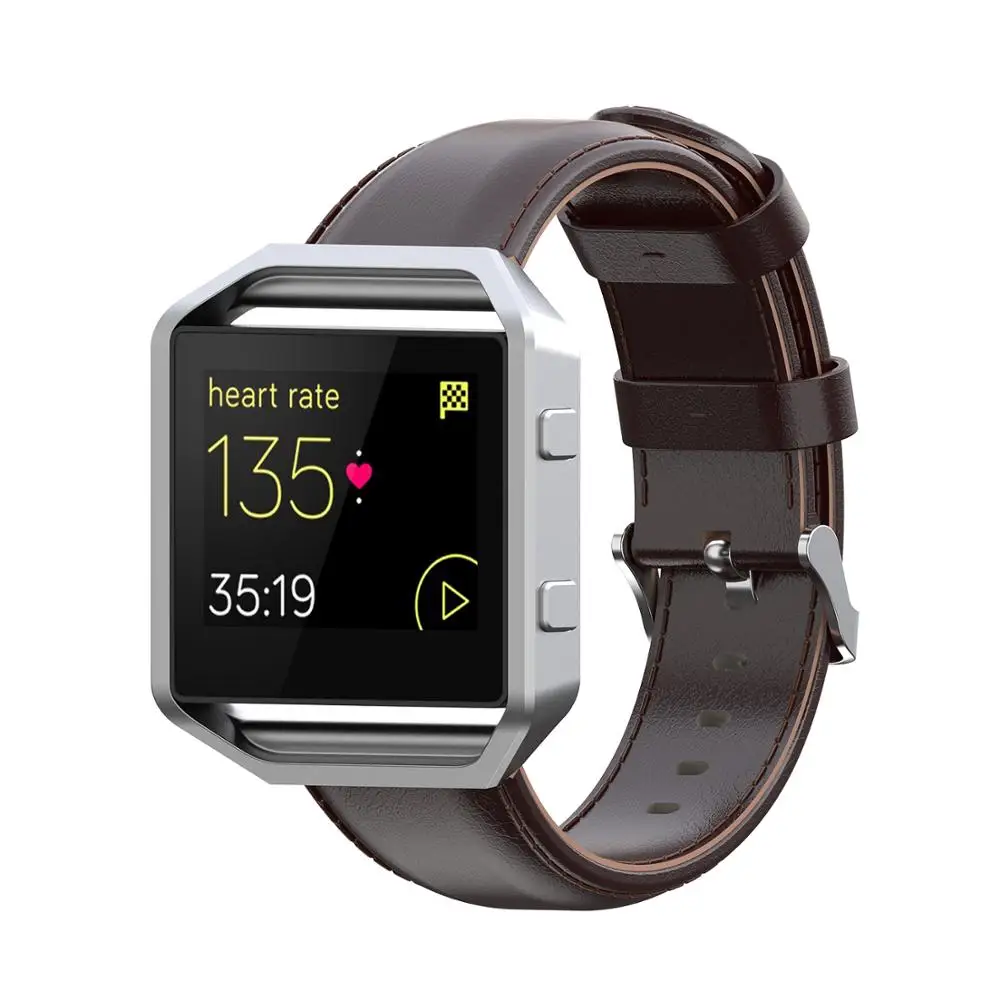 Новинка 7 цветов ремешок из натуральной кожи для Fitbit Versa Lite сменный Blaze |