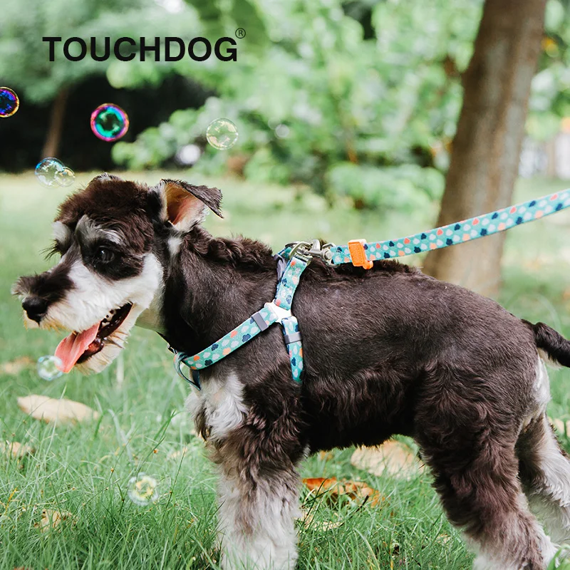 Touchdog Ошейник Поводок Мягкий регулируемый поводок для домашних животных собак