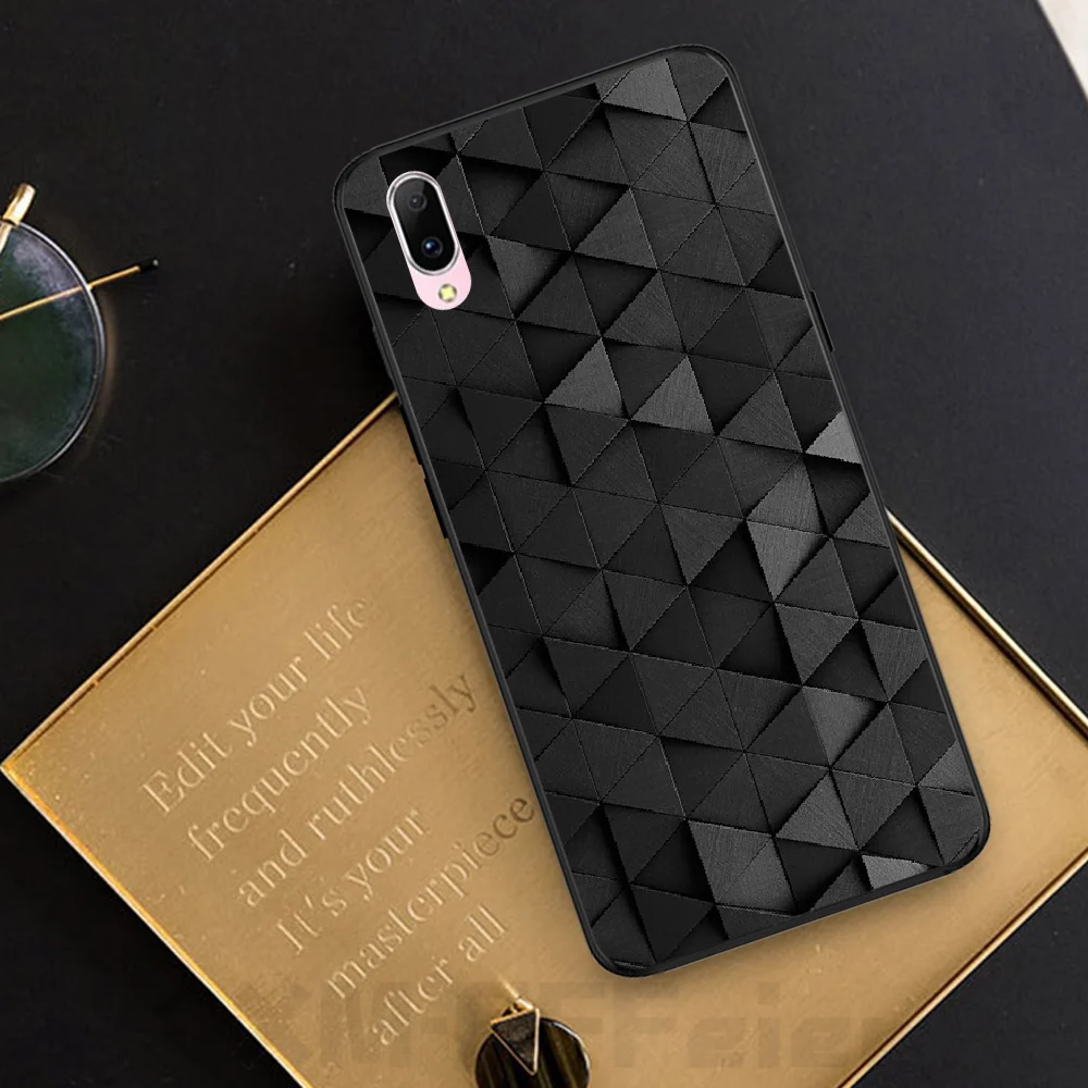Милый чехол для телефона Reayou Dark gold с рисунком VIVO V11 9 7 5 5S 11I Y11PRO V7 7PLUS Y31 | Мобильные