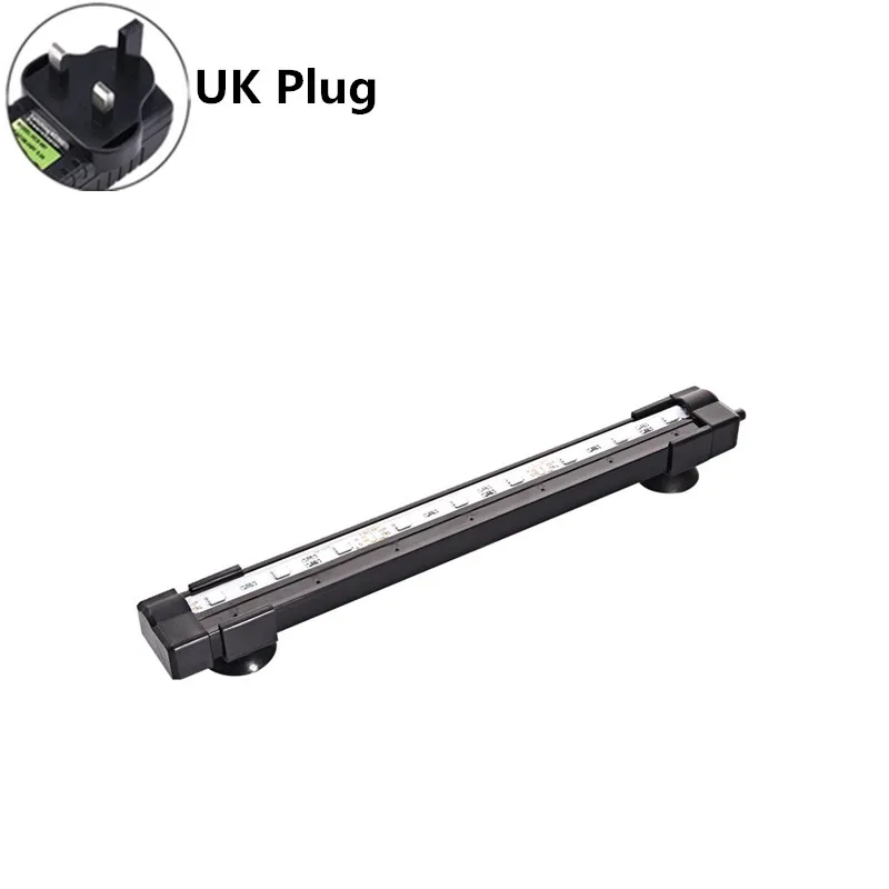 UK Plug Пузырьковый светильник 32 см RC Водонепроницаемый погружной светильник для аквариума SMD RGB красочный светодиодный светильник для аквариума - Цвет: UK Plug