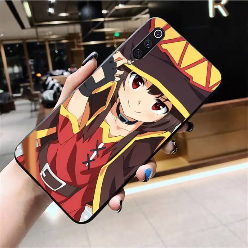 HUAGETOP KonoSuba Megumin Kono чехол для телефона Huawei Honor 30 20 10 9 8 8x 8c v30 Lite view pro | Мобильные