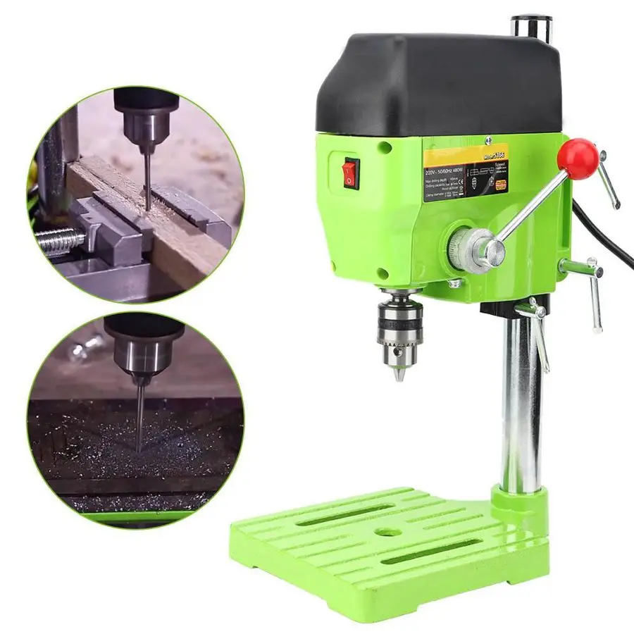 Миниатюрный Настольный сверлильный станок 220 В переменного тока стол сделай сам