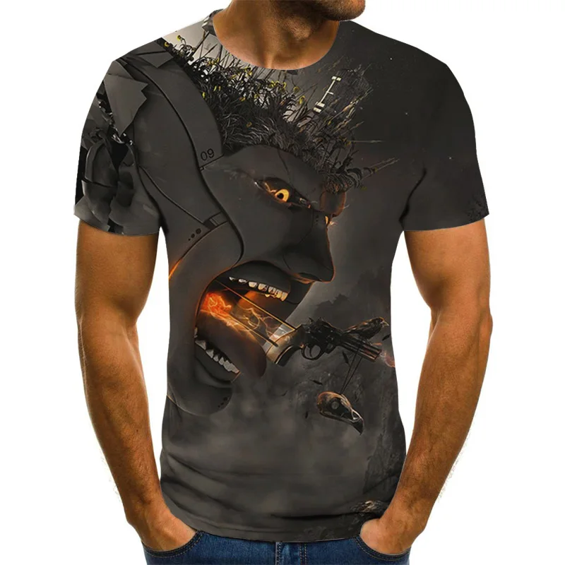 

student Best-selling Daft Punk 3D Tops men Women's T-shirts for girls lightning Graphic T shirts Cool Boys t-shirt Kids Rock Tee