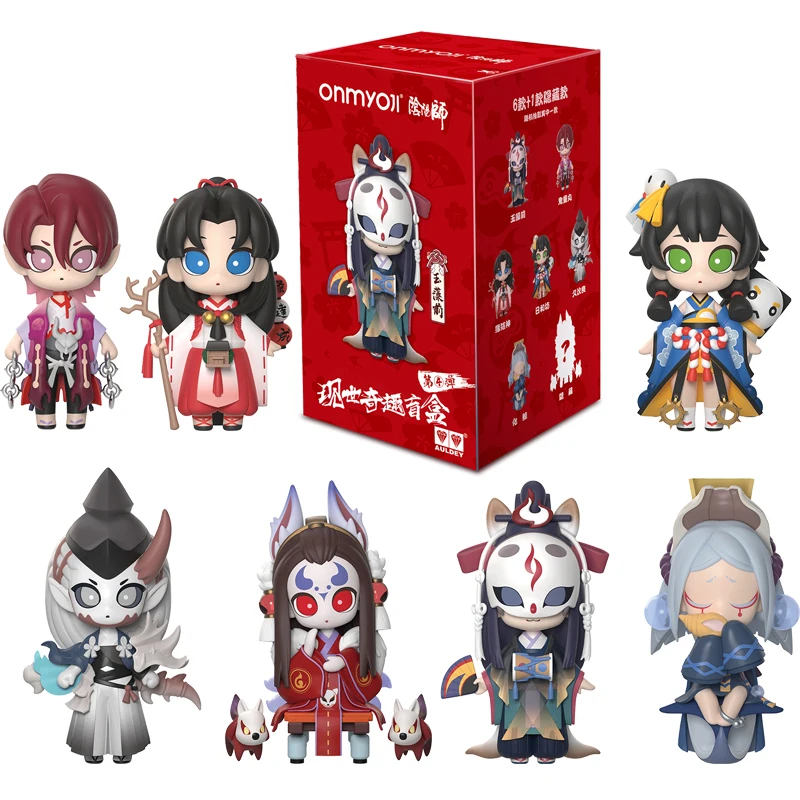 

Original Onmyoji Blind Box Anime Figure Q Version 2Nd 4Nd 10Cm Pvc Kawaii Figurine Model collection Toys for Girls Boys Gift