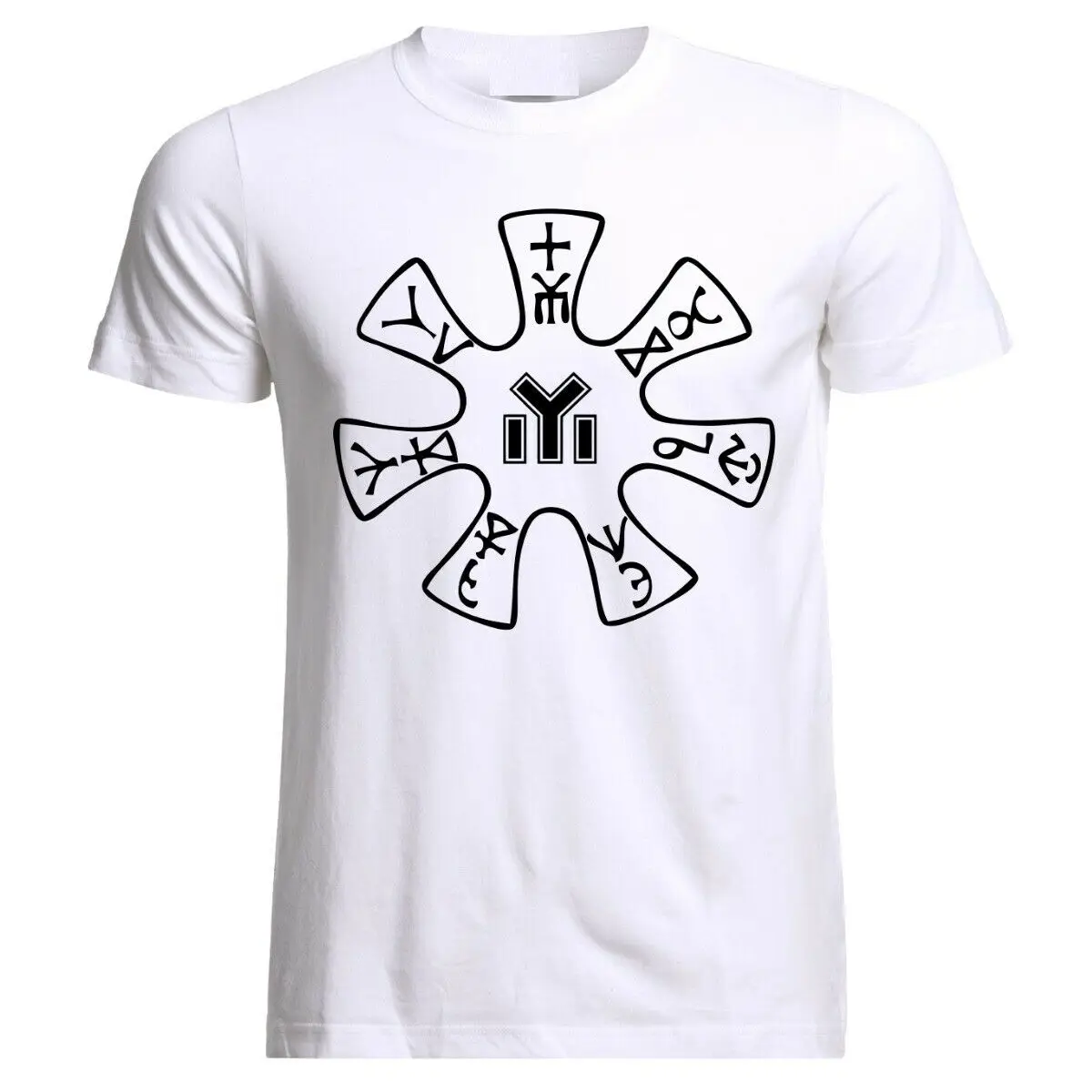 

Fun Print Symbol Men's Summer Cotton Short-sleeved O-neck T-shirt