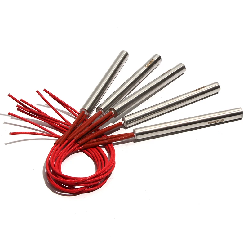 

5 шт., картридж резисторов 22 мм, 38/40/42/45/48 мм для сварки пресс-форм, нагревательных элементов, 110 В/380 В переменного тока, 210-260 Вт, 201SUS