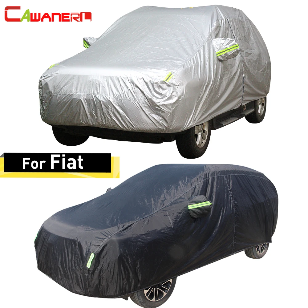 Cawanerl для Fiat 500 Linea автомобильные коврики Bravo OTTIMO Multipla Albea Punto Viaggio Doblo водонепроницаемый автомобильный чехол Солнце Снег чехол для защиты от дождя