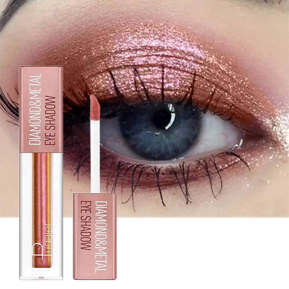 

12Colors Facial Beauty Cosmetic Tool Longlasting Pearl Eye Makeup Metallic Eyeshadow Pigment Shimmer Glitter Make Up