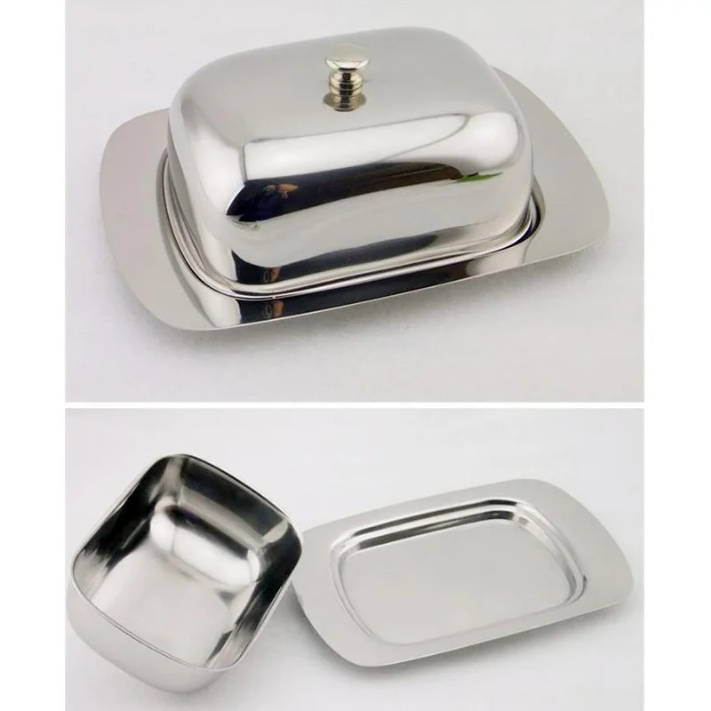 304 коробка для масляной посуды из нержавеющей стали контейнер хранения сыра и