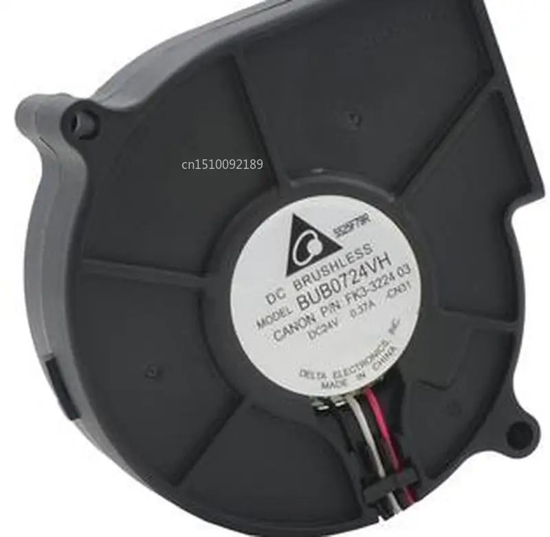

FOR BUB0724VH 7530 24V 12V 0.37A 7 cm 2 line centrifugal turbine blower fan Free shipping