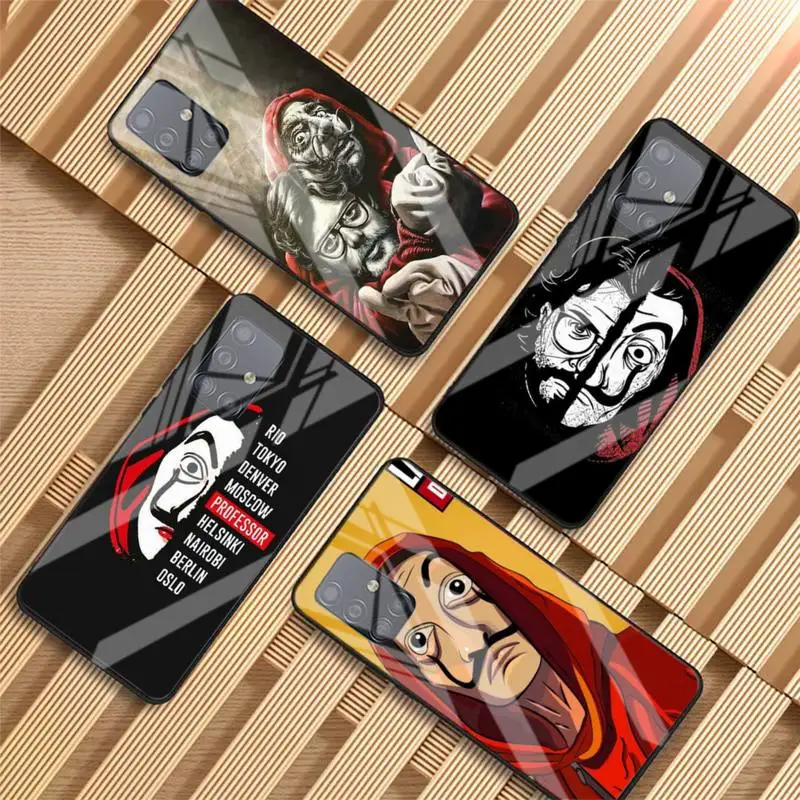 

La Casa De Papel Phone Case For Samsung S6 7 Edge Plus 8 9 10 Plus Note8 9 10pro 10E S20 Plus UltraTempered Glass