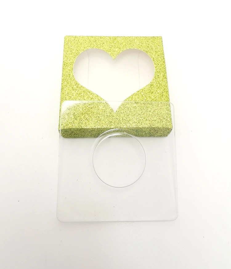 heart grass green 10 компл./лот упаковочная коробка для ресниц пустой ресницы посылка многоцветный бумажная коробка белый фарфоровый поднос с фокусным расстоянием 25 мм ресницы DIY светодиодной вспышкой упаковочная коробка - Цвет: heart grass green