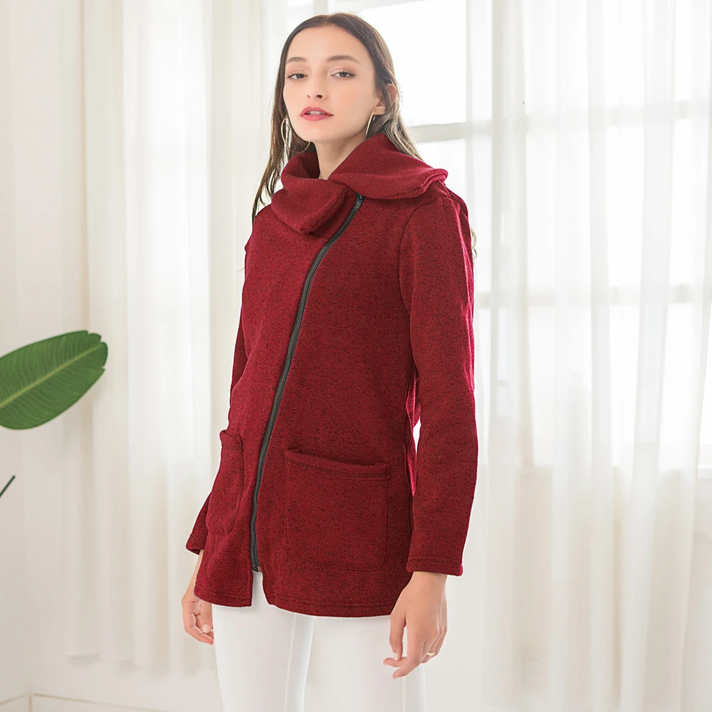 S-5xl пальто увеличивающее рост Rong Weiyi женское боковая молния Свободное утолщенная