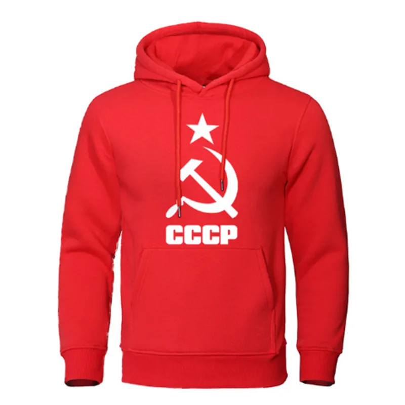 

Hoodies Sweatshirts Russian CCCP Print Hoodies Autumn Pullovers Fashion Unisex High Quality Fleece Hoody Male Casual Brand Tops