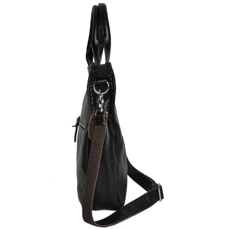 Роскошная женская кожаная сумка ведро из мягкой коровьей кожи шоппер с тканевым