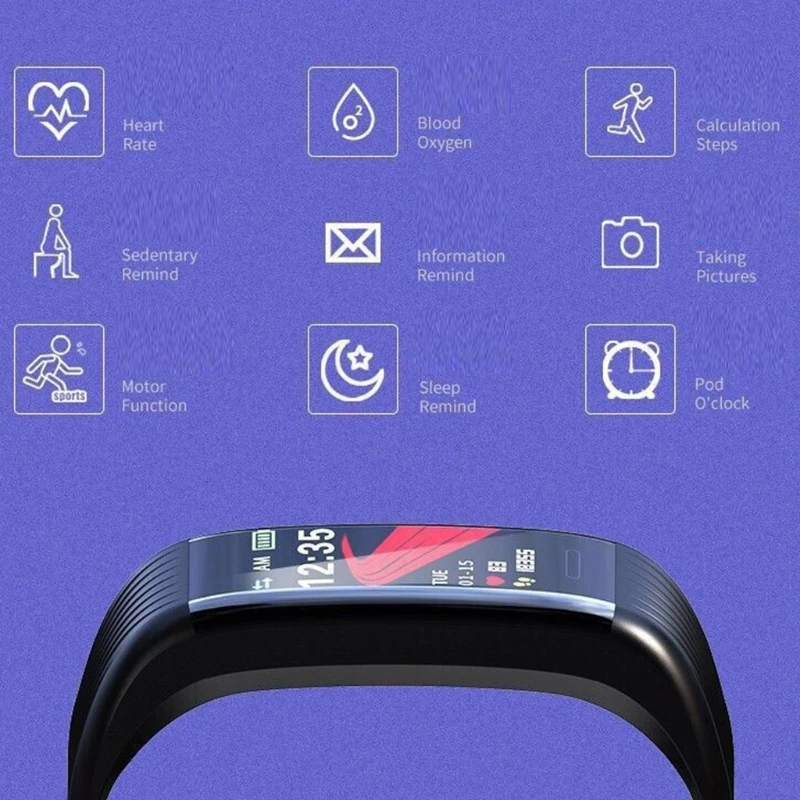 

Pedometer Fitness Watch with Steps Counter,Calories Counter,Sleep Tracker,No Need App and Bluetooth