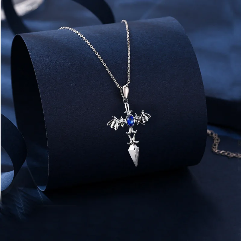 Новый Кулон В Стиле Хип-хоп искусственный ангел меч крест титановая сталь