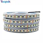 Высококачественная Светодиодная лента RGBW 5 м 4 цвета в 1, 12 В 24 в 84 СВЕТОДИОДАм 96 светодиодовм IP20IP65 5050 SMD, гибкая светодиодная лента