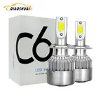 Автомобильные светодиодсветодиодный лампы H4 880 H11 HB3 9005 HB4 9006 H13 6000K 72 Вт 12 В лм